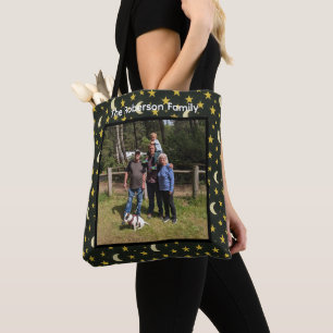 Bolsa Tote Luases e Estrelas de Imagem Personalizada