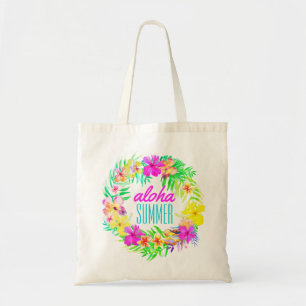 Bolsa Tote Luau Tropical Havaiana Aloha Summer