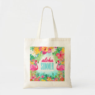 Bolsa Tote Luau Tropical Havaiana Aloha Summer Fun
