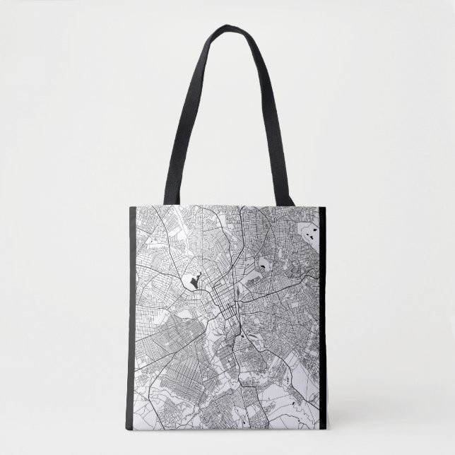 Bolsa Tote Lubumbashi DR Congo Map (Frente)