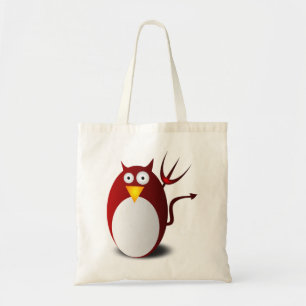 Bolsa Tote Lúcifer do Diabo do Tux Ubuntu do Penguin Linux