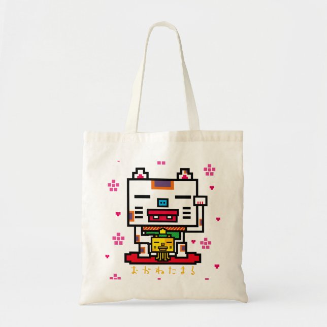 Bolsa Tote Lucky Cat (Frente)