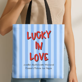 Bolsa Tote Lucky in Love Las Vegas Bachelorette