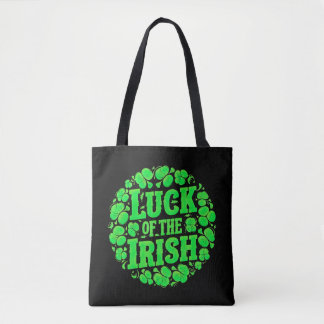Bolsa Tote Lucky Irish Clovers