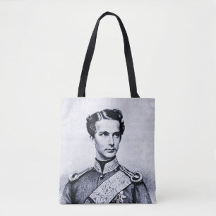 Bolsa Tote Ludwig II jovem rei