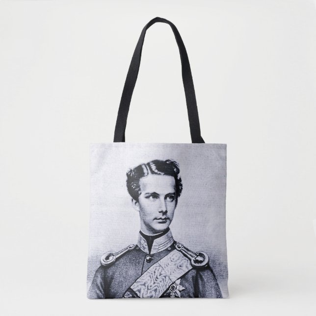 Bolsa Tote Ludwig II jovem rei (Frente)