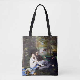 Bolsa Tote Luncheon na grama, Manet