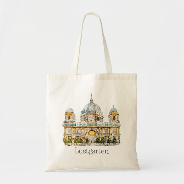 Bolsa Tote Lustgarten - Alemanha - Marco Arquitetônico (Frente)