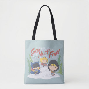 Bolsa Tote Luta da Liga da Justiça Chibi Snowball