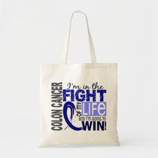 Bolsa Tote Luta de meu cancro do cólon da vida