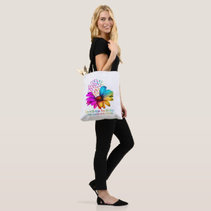 Bolsa Tote Lutar Contra o Câncer em Todas e Cada Cor Fitas Fl