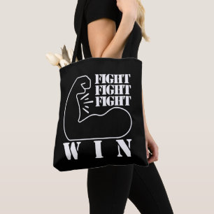 Bolsa Tote Lutar, Lutar, Lutar, Ganhar
