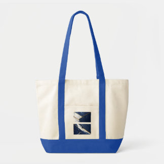 Bolsa Tote Luxo em Azul Naval e Mármore Dourado com Padrão Ge