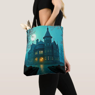 Bolsa Tote Luz de Lua da Mansão Vitoriana Eerie