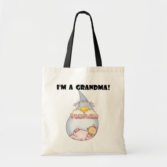 Bolsa Tote Luz de sol da vovó - Camisetas e presentes (Frente)