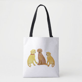 Bolsa Tote Luz do sol do golden retriever