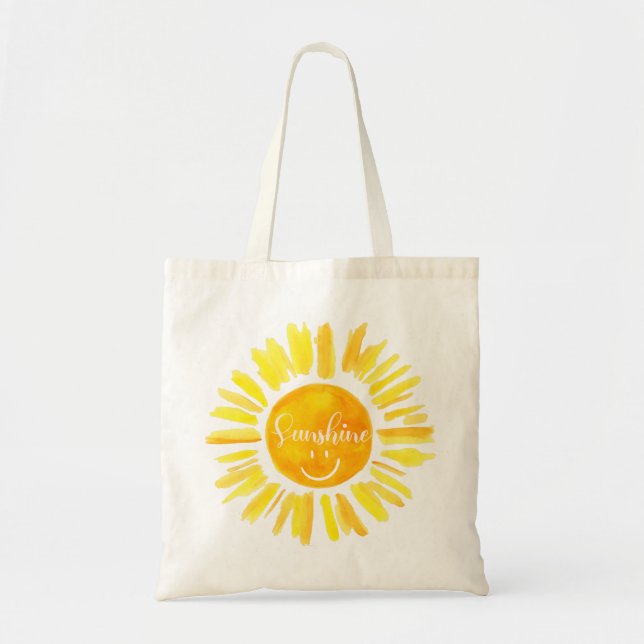 Bolsa Tote Luz do sol do Modo de Férias de Verão (Frente)