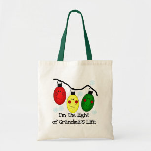 Bolsa Tote Luz dos Camisetas de Férias da Vovó e Presentes