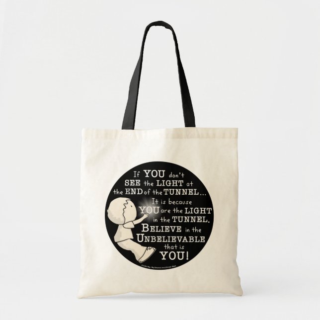 Bolsa Tote Luz no túnel (Frente)