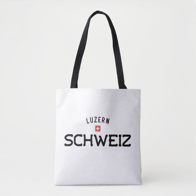 Bolsa Tote Luzern Schweiz (Suiça de Luzerna) (Frente)