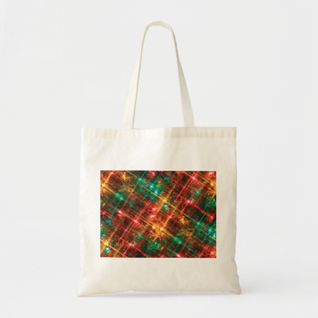 Bolsa Tote luzes da árvore de natal (Frente)