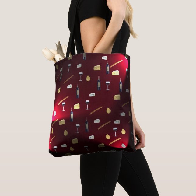 Bolsa Tote Luzes de amora de delícia do Comida (Close Up)