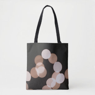 Bolsa Tote Luzes de anzol castanho