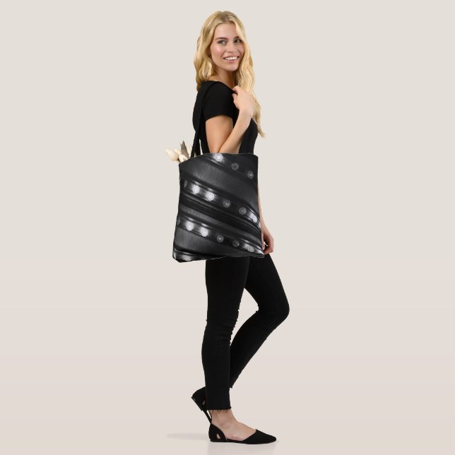 Bolsa Tote Luzes de brilho preto e branco (No(a) Modelo)