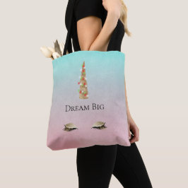 Bolsa Tote Luzes Douradas do brilho do brilho do minúsculo co