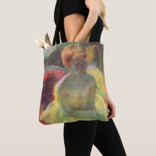 Bolsa Tote Lydia de Cassatt se inclinando em seus braços