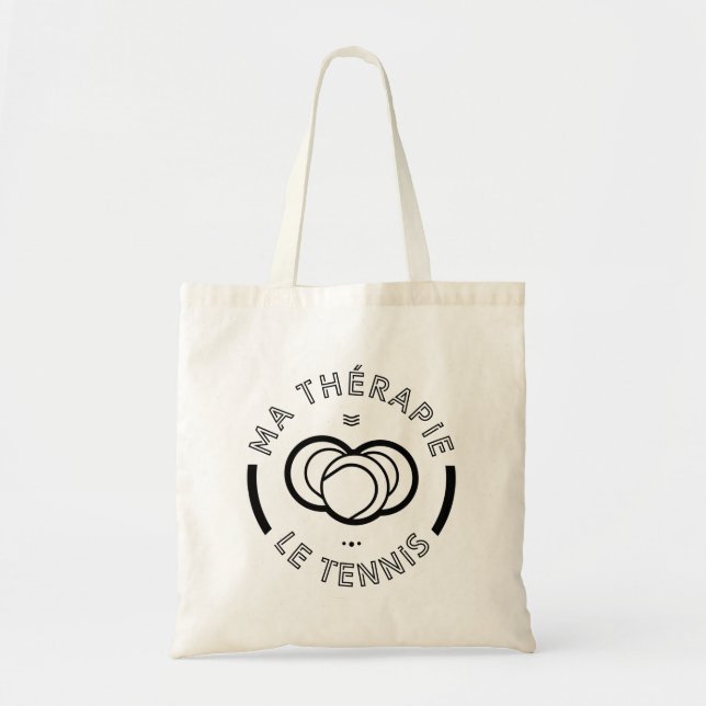 Bolsa Tote Ma thérapie le tennis (Frente)