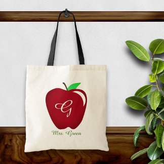 Bolsa Tote Maçã Brilhante do Professor