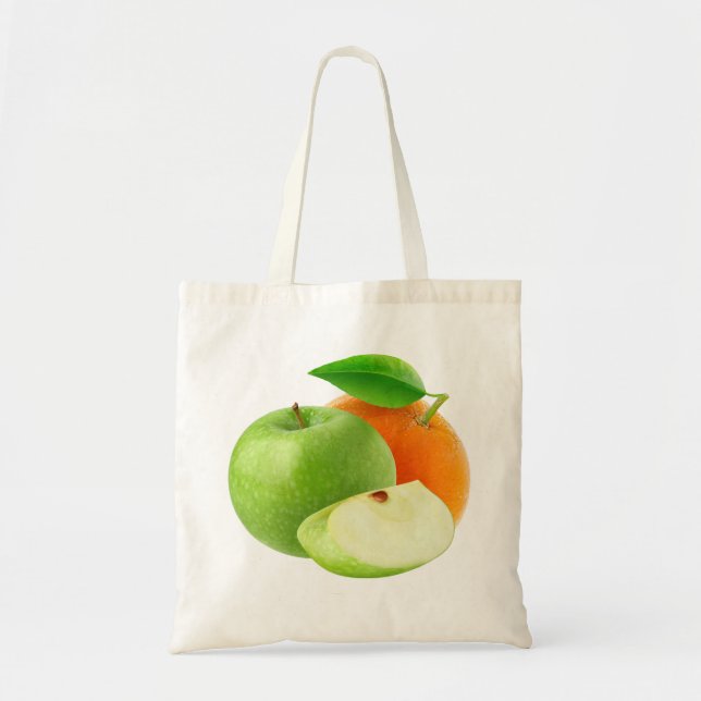 Bolsa Tote Maçã e laranja (Frente)