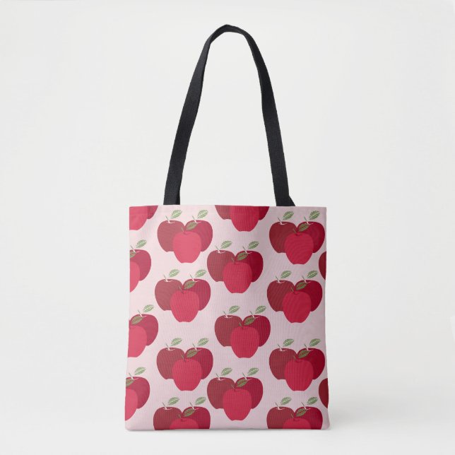 Bolsa Tote Maçã Inspirada Na Fruta na moda (Frente)