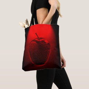 Bolsa Tote Maçã Vermelha Cristalizada