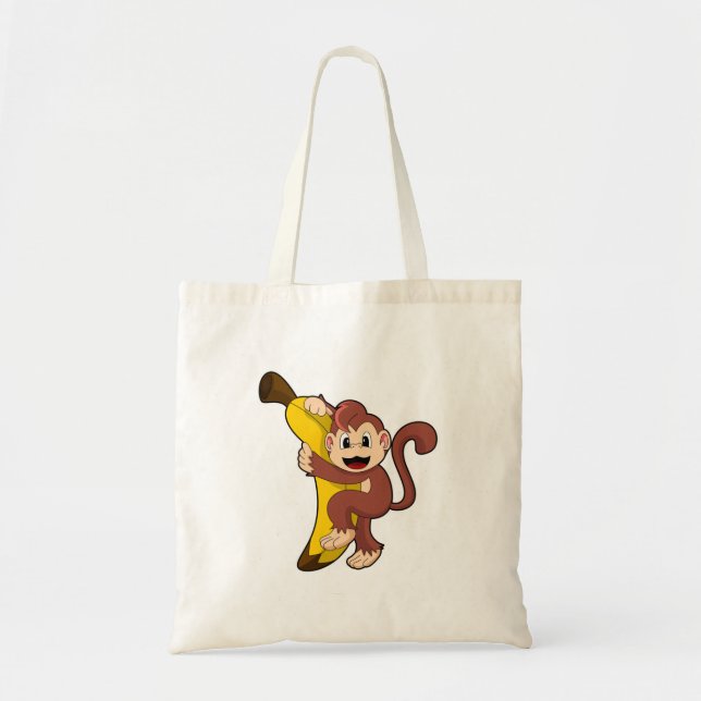 Bolsa Tote Macaco com Banana (1).PNG (Frente)