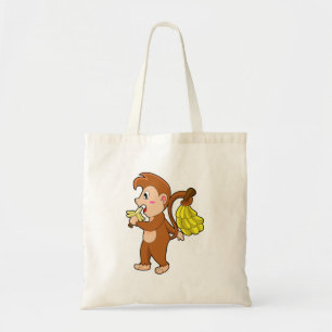Bolsa Tote Macaco com Bananas