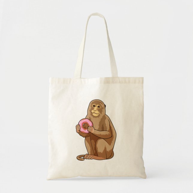 Bolsa Tote Macaco com Rosquinha (Frente)