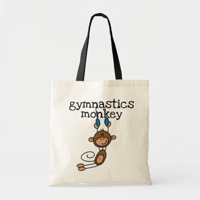 Bolsa Tote Macaco da ginástica (Frente)