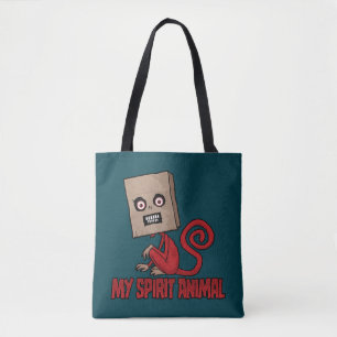 Bolsa Tote Macaco Máscara Maníaco Espírito Animal