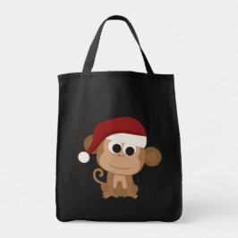 Bolsa Tote Macaco papai noel