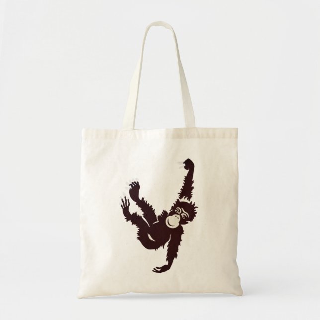 Bolsa Tote Macaco Prendendo (Frente)