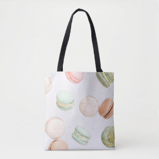 Bolsa Tote Macarões Coloridos: Padrões De Queda Doce.