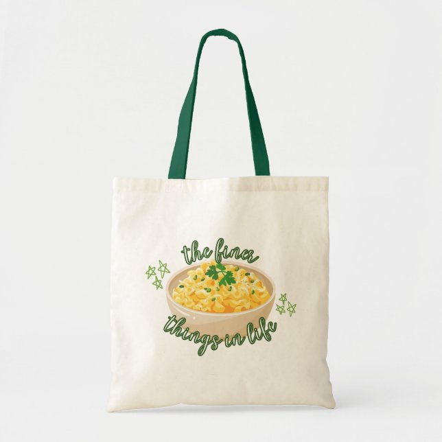 Bolsa Tote macarrão ramen - a série das coisas refinadas - (Frente)