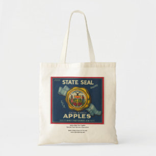 Bolsa Tote Maçãs do selo do estado de Idaho