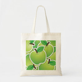 Bolsa Tote Maçãs verdes funerárias