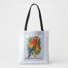 Bolsa Tote Macaw-papagaio