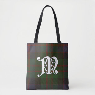 Bolsa Tote MacDonald Clan Tartan Monograma