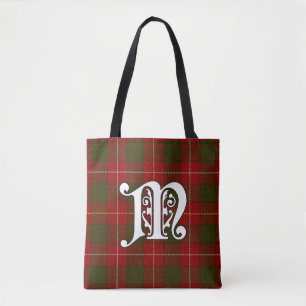 Bolsa Tote MacFie Clan Tartan Monograma