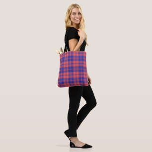 Bolsa Tote MacGregor da Xadrez de Tartan escocesa do Clã Gle